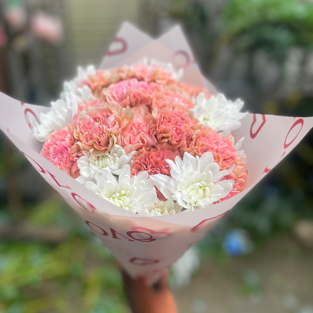 Fresh Carnation Bouquet Johannesburg | Minimum 20 Stems | Florist City Deep