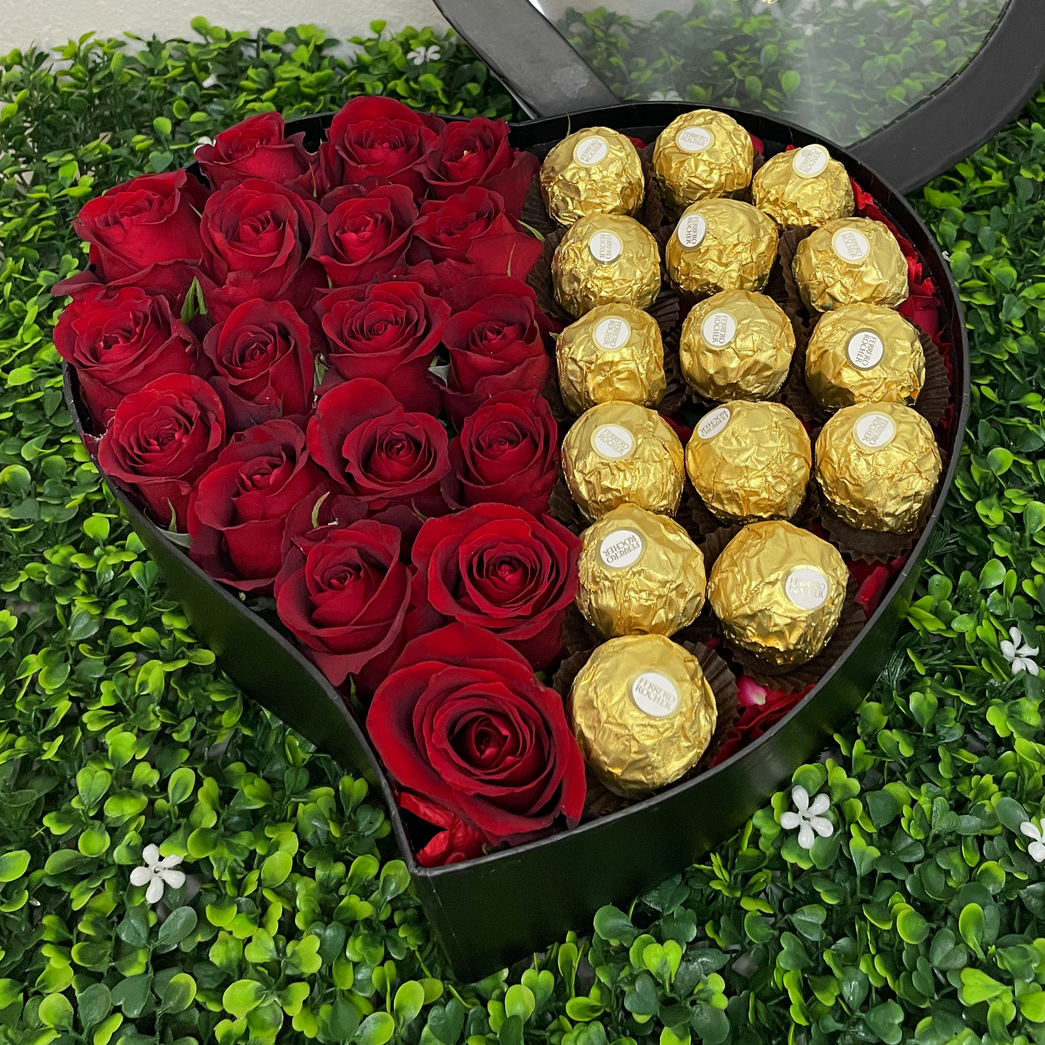 Large Luxury Flower Gift Box Johannesburg | Gift Box Flowers City Deep | Same Day Delivery